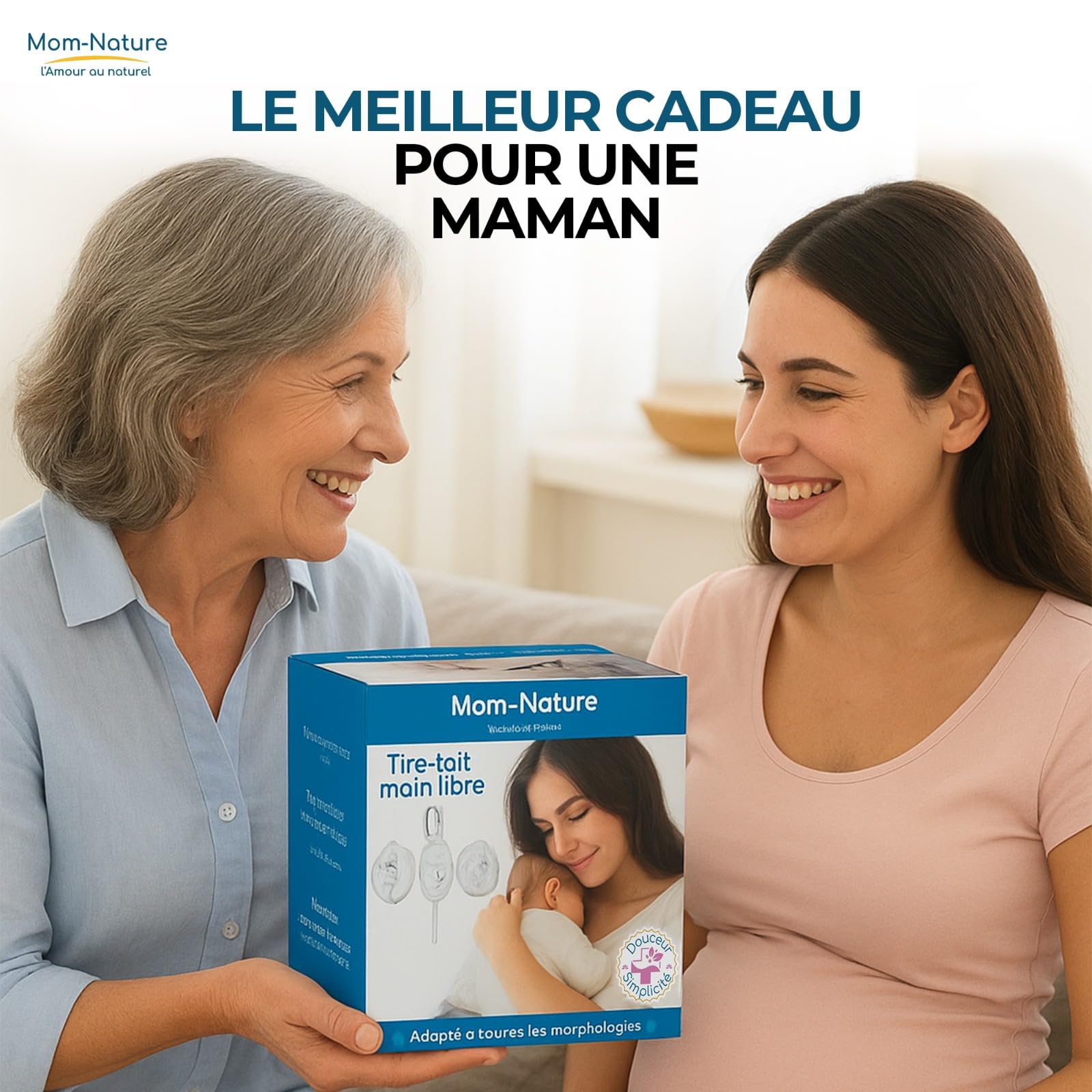 Tire Lait Electrique Mains Libres, Rechargeable, Doux et Adaptable Allaitement Tire Pour les Mamans, Portable et Tire Lait Silencieux