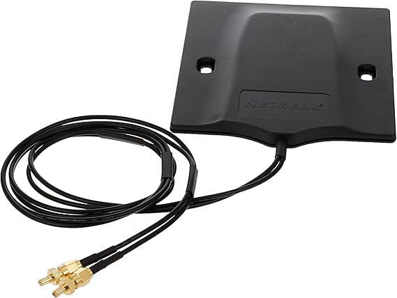 NETGEAR Omnidirectional MIMO Antenna (6000451) - Enhances Performance of Internal Antennas, Compatible with M5 (MR5200) & M6 (MR6150 & MR6550) Hotspot Routers, Includes 2 TS-9 and 2 SMA Connectors