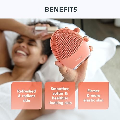 Miniatura 5 de FOREO Clean Balance LUNA - Paquete de 4 cepillos de limpieza facial para piel equilibrada + limpiador facial de microespuma LUNA 2.0, 3.5 onzas