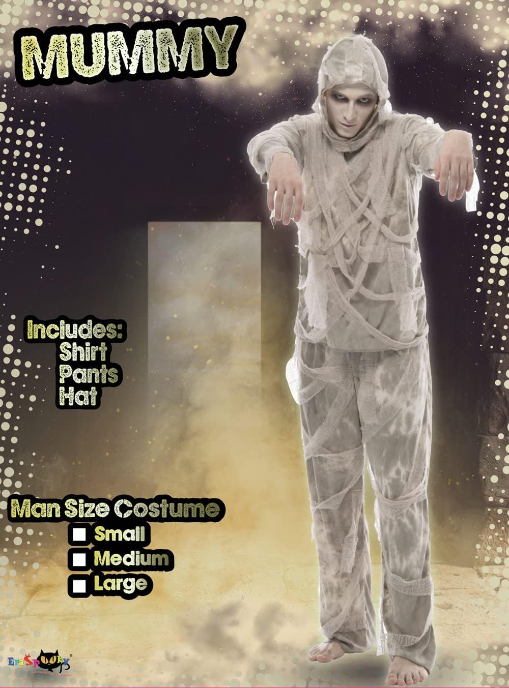 FantastCostumes Men's Adult Mummy Suit Horror Cosplay Ancient Egypt Halloween Costume - Image 2