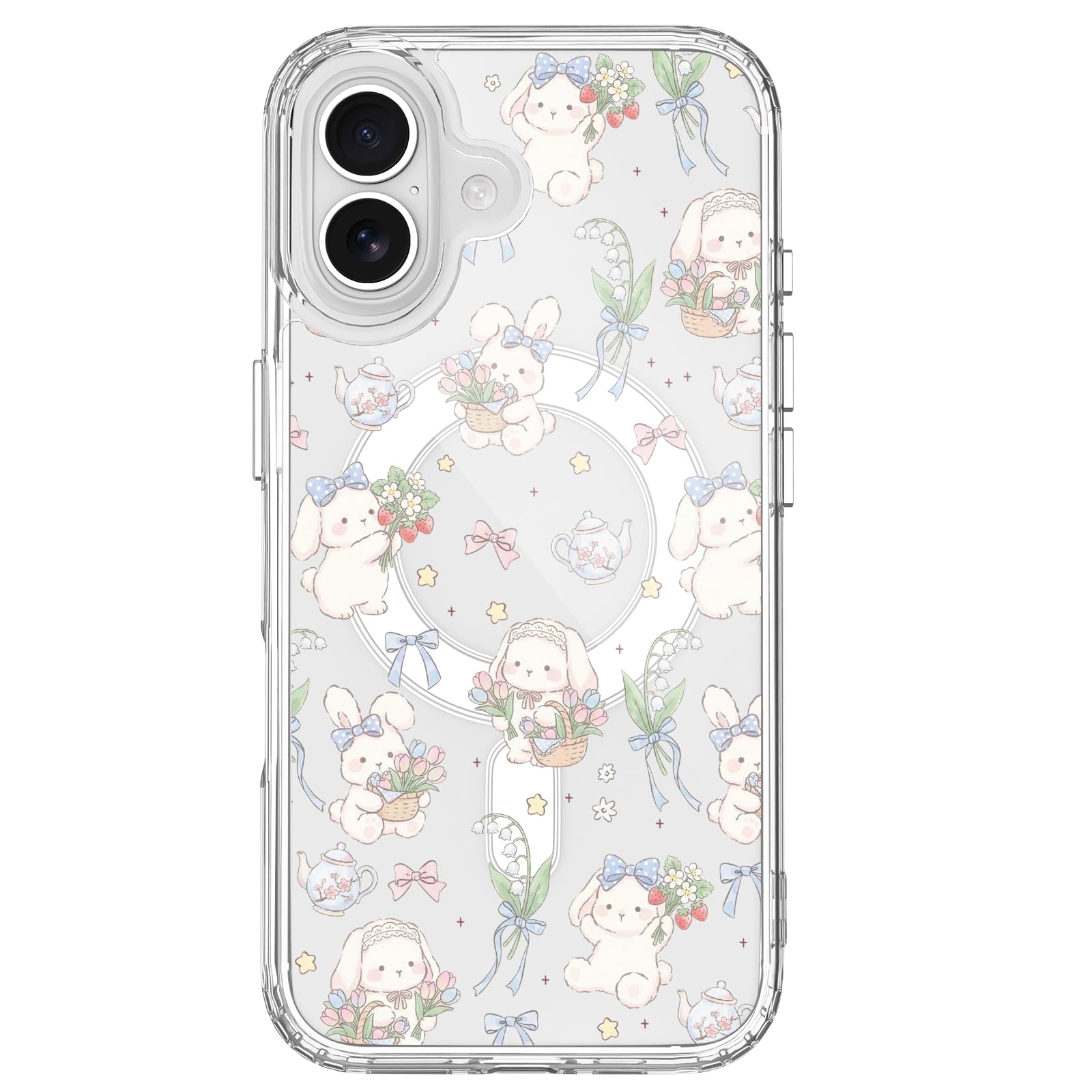 Coque iPhone 17 magnétique transparente idée cadeau idéale pour filles - 8