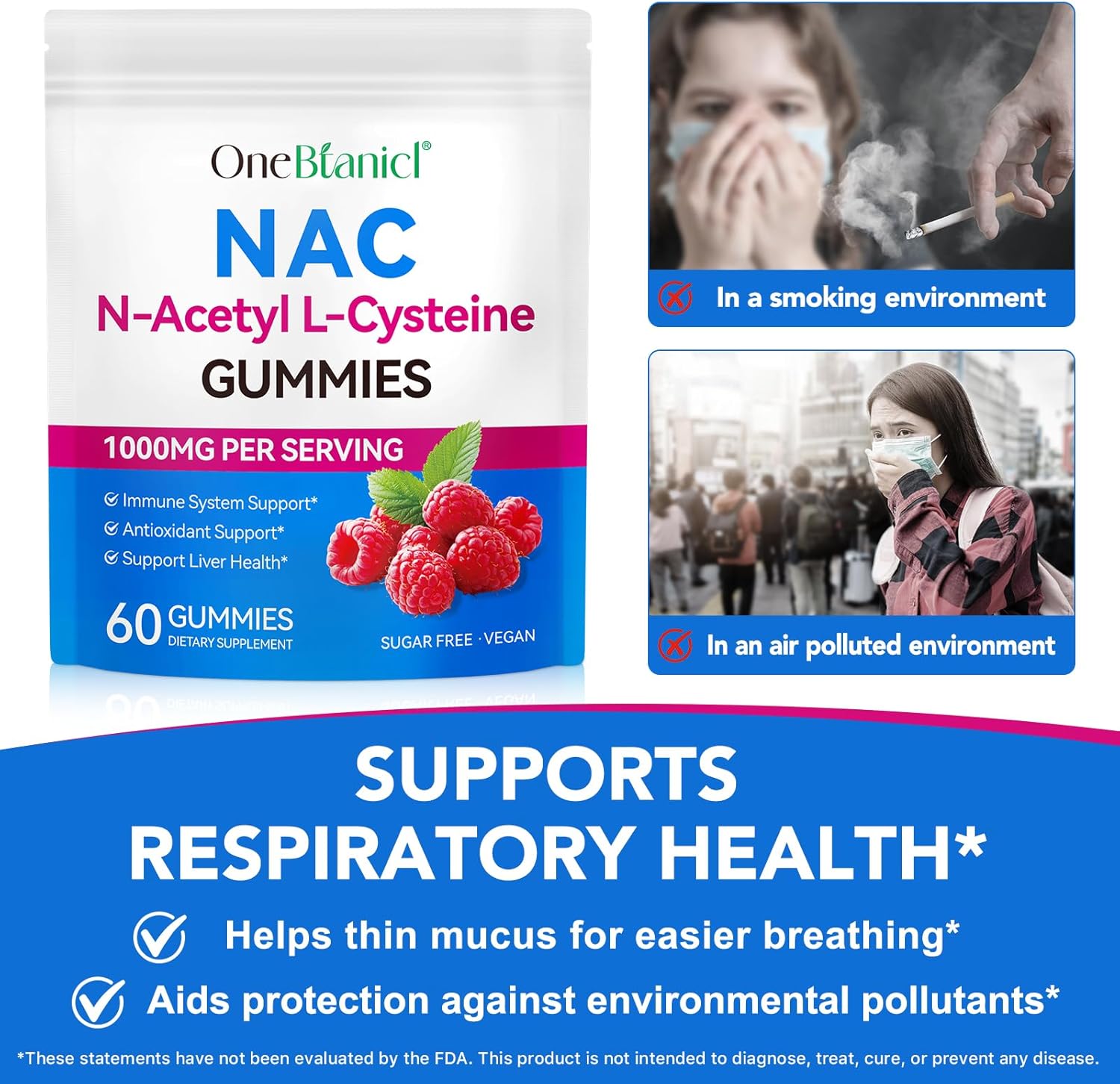NAC Gummies 1000mg,N-Acetyl-L-Cysteine Supplement with Glutathione,Immune System Health,Antioxidants Support,Liver Health,Easy to Absorb, 60 Capsule - Image 9