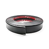 ES210018-PK Universal Fit European Style Matte Black Body Side Molding Trim 18' Protection for Cars, Trucks, Vans, and More