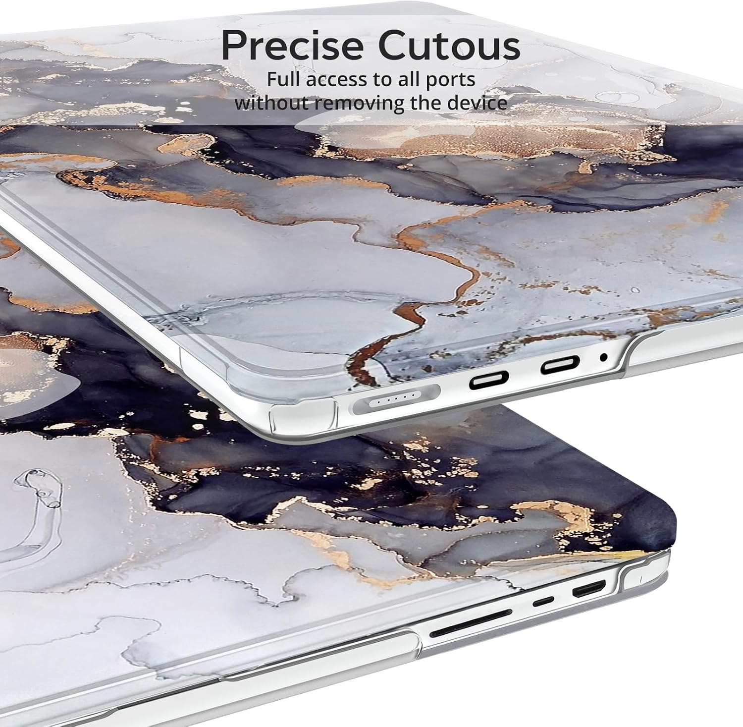 B BELK Compatible with MacBook Pro 14 inch Case M5 2026-2021 M4 M3 M2 M1 A3426 A3427 A3112 A3185 A3401 A2918 A2992 A2779 A2442, Plastic Hard Shell Case+Keyboard Cover+Screen Protector, Blue Marble