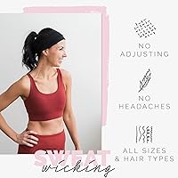 Vista 135 de Maven Thread 4" Wide Workout Headbands for Women – Non-Slip Sweatbands for Gym, Running & Yoga Urbano