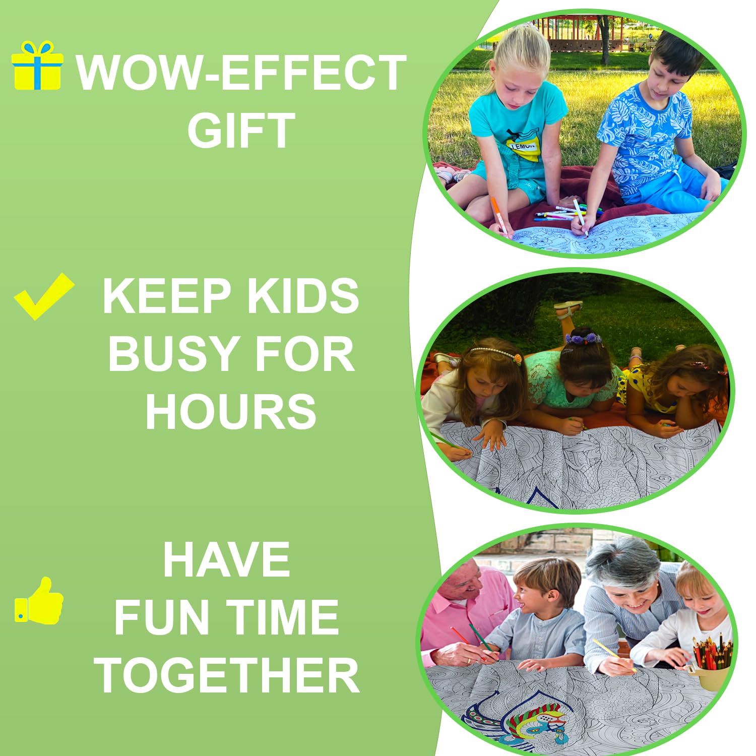 Snapklik.com : Giant Coloring Poster For Adults And Kids - Lion Jumbo ...