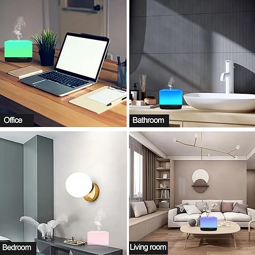 Miniatura 3 de Humidificadores para dormitorio, hogar, habitación grande, habitación de niños, guardería, oficina, 16.9 fl oz, humidificador ultrasónico de niebla