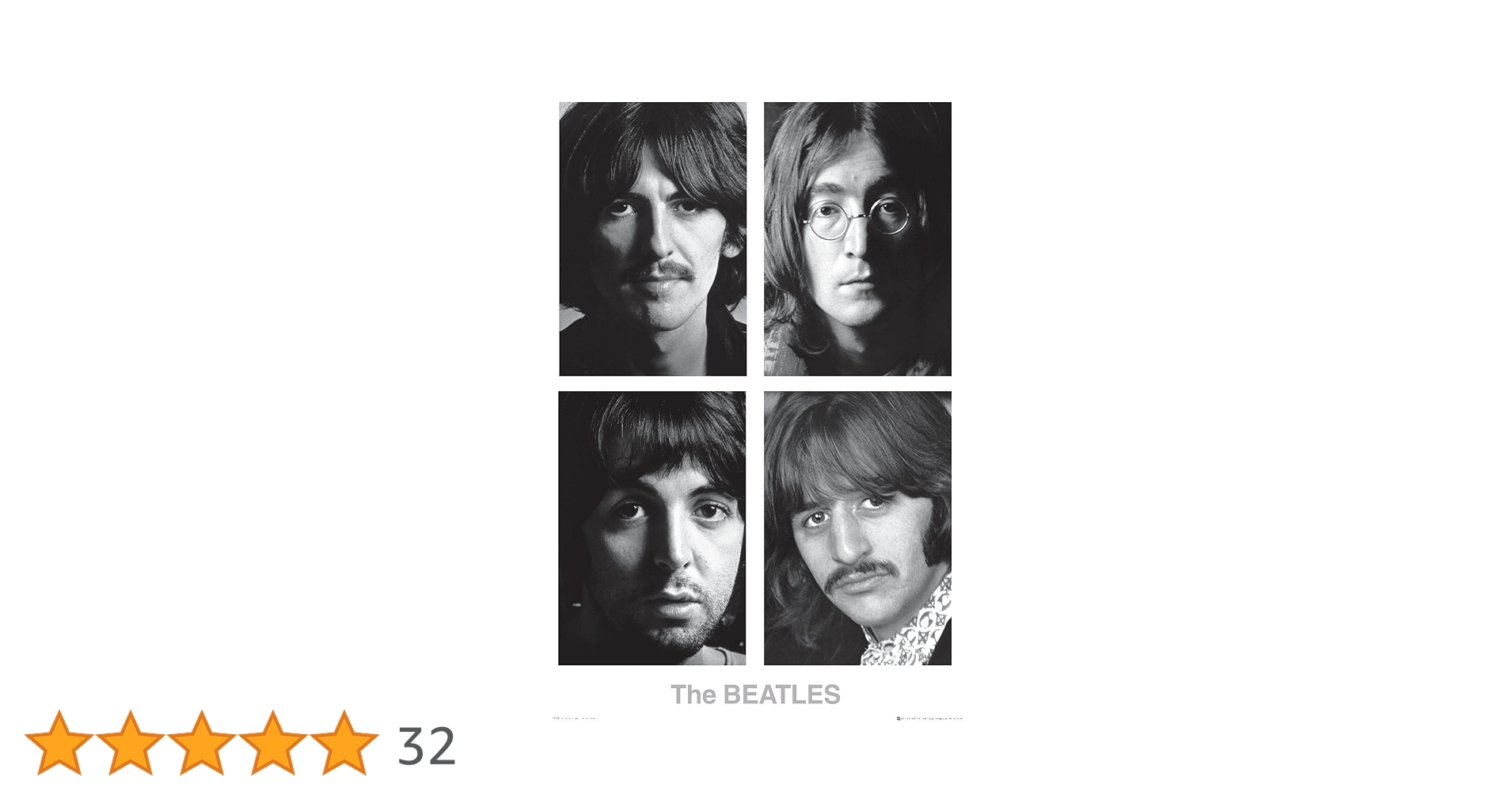 Beatles Poster ❺ BEATLES LET IT BE POSTER JOHN LENNON PAUL MCCARTNEY RINGO