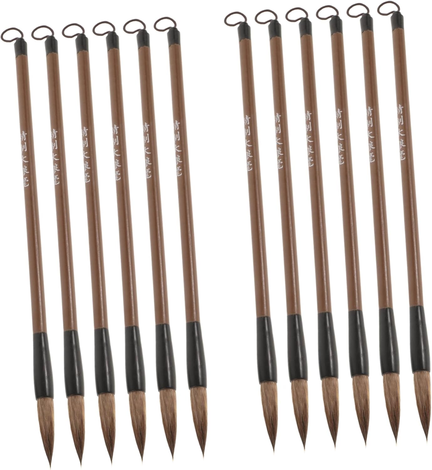 12pcs Chinese Calligraphy Brush Set Practice Calligraphy Pen Core Brush for Beginners Writing Painting