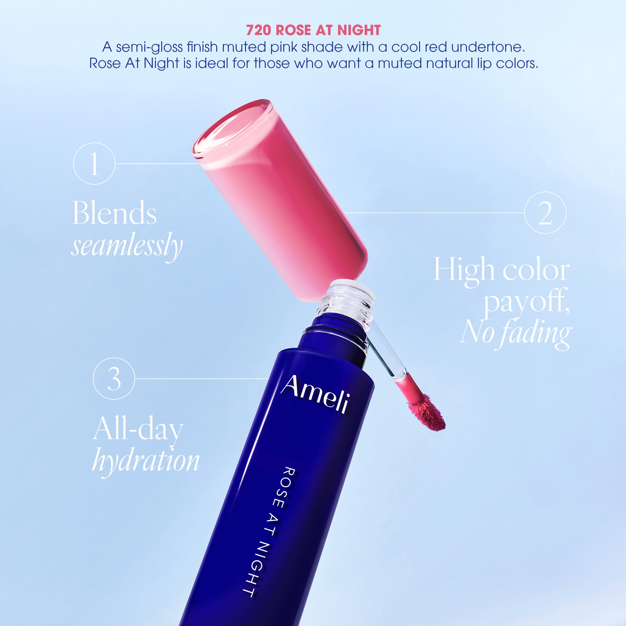 Amazon.com : AmeliSeoul NARCISSISM LIP TINT 720 ROSE AT NIGHT