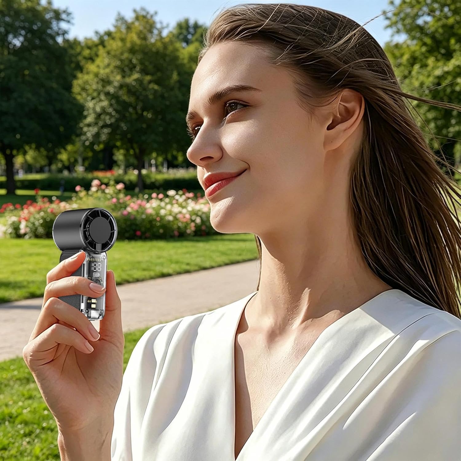 Portable Fan - Rechargeable Cooling Personal Gadget for Travel image 2