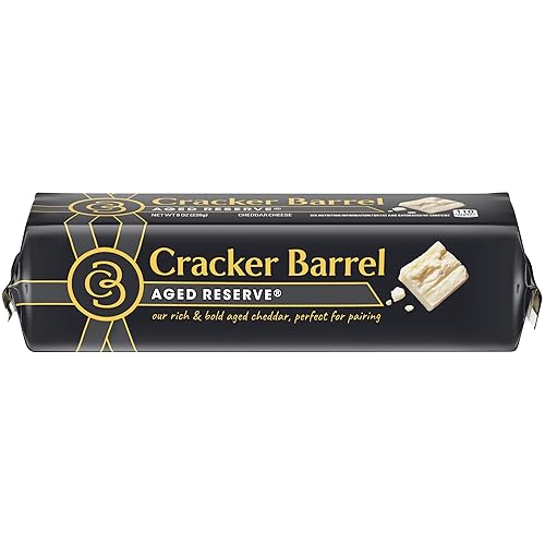 Cracker Barrel Trozos de queso cheddar envejecido (bloque de 8 onzas)