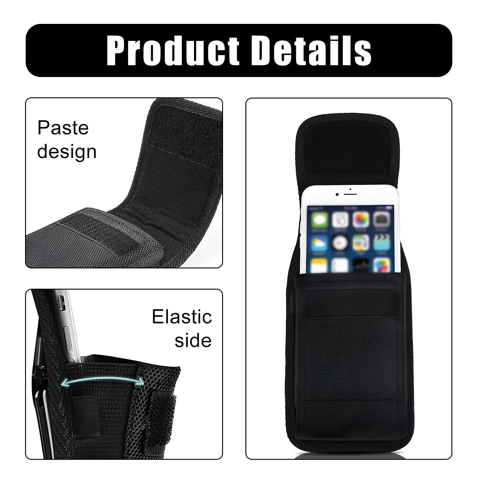 Pochette Ceinture Tactique Pour Téléphone Portable - Sacoche Militaire Molle Homme