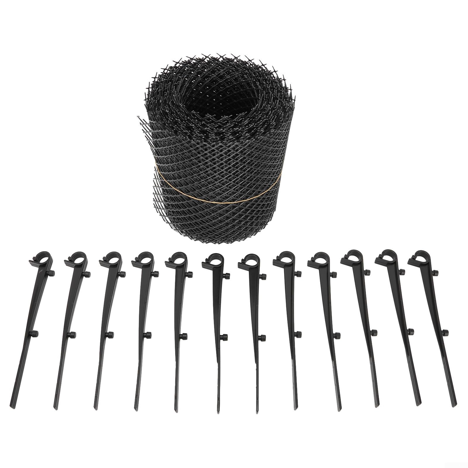 Grille De Protection Gouttière 2x6m + Crochets - Neuf En Emballage