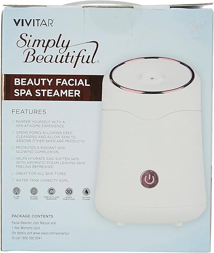 Miniatura 2 de Vivitar Belleza Facial Spa Vapor Talla única Blanco
