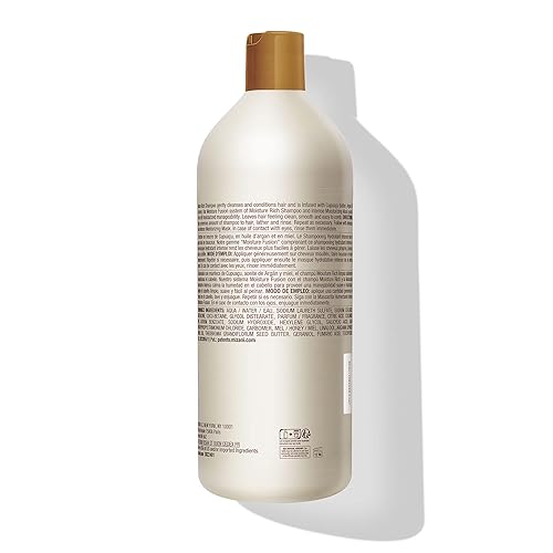 Miniatura 10 de Mizani Moisture Fusion - Champú rico en humedad, limpia y acondiciona suavemente el cabello, con aceite de argán, para cabello seco