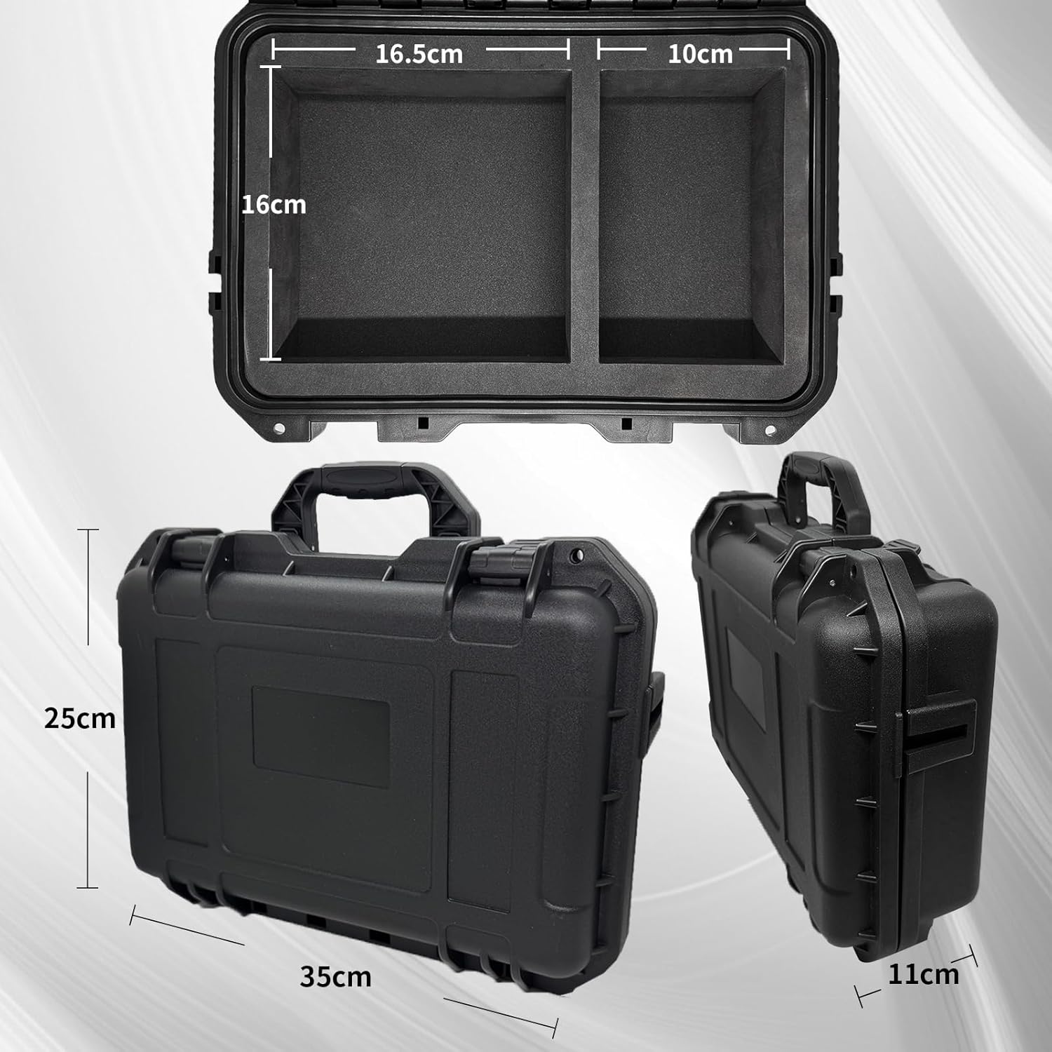 Audio Interface Carrying Case for Universal Audio Apollo Twin X DUO/Twin X QUAD/Twin X DUO Gen 2/ Twin X QUAD Gen 2, Hard Shell Travel Case Equipped with Comfort Handle - Image 2