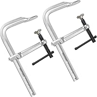 Vista 11 de MAXPOWER Abrazadera F de 16 pulgadas, juego de abrazaderas de soldadura resistentes, apertura máxima de 16 pulgadas, profundidad de garganta 4-3/4