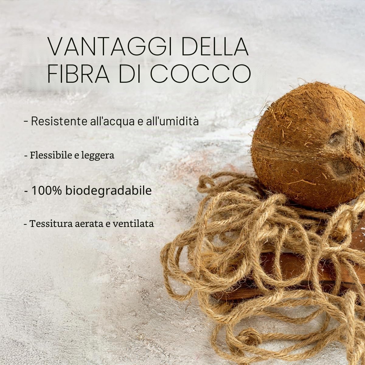 Tenda parasole in fibra di cocco, protezione solare ecologica, diverse misure e forme triangolare, terrazza, giardino, pergolato (Sable, 3x3x3m, Triangolare)