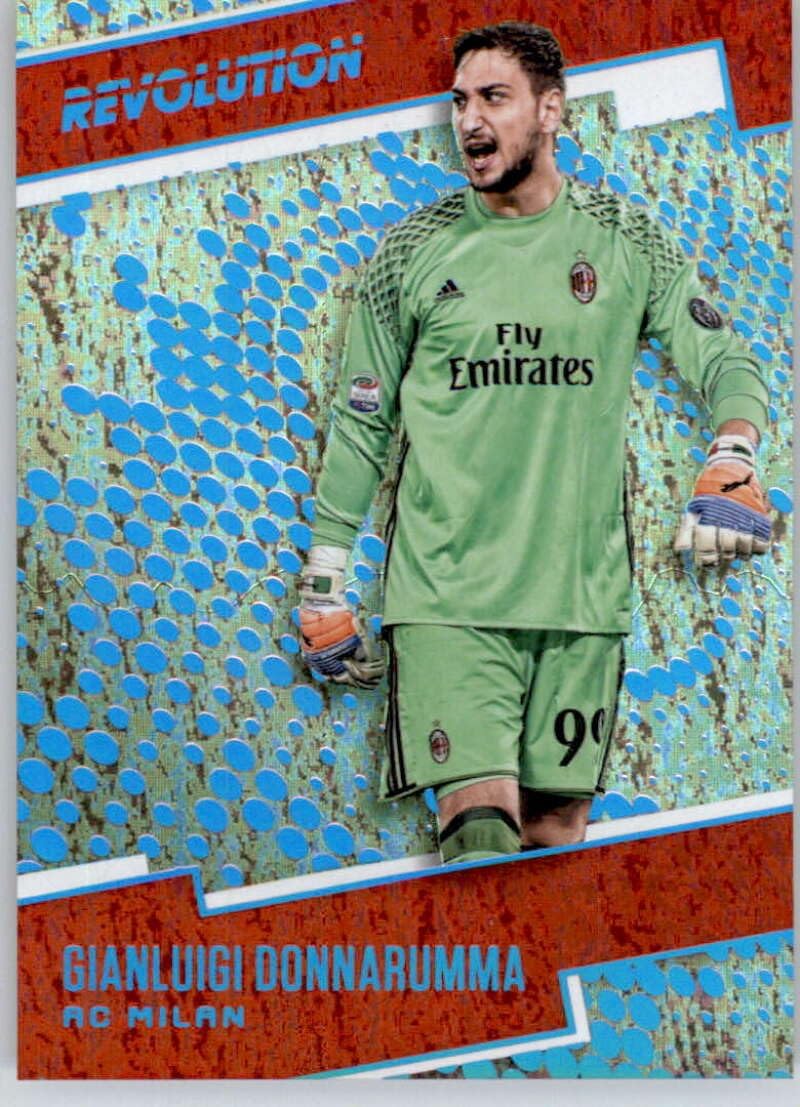 2017 Panini Revolution Magna #14 Gianluigi Donnarumma SER/49 AC Milan Official Soccer Card in Raw (NM or Better) Condition