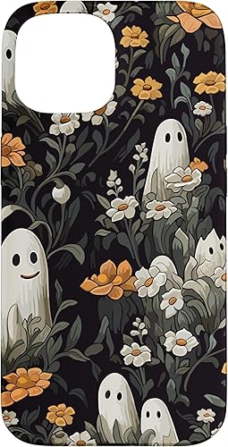 Miniatura 10 de Funda con diseño floral para iPhone 1212 Pro con diseño de fantasmas espeluznantes de Halloween