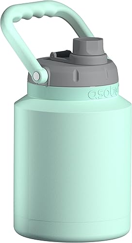 Miniatura 9 de Asobu Mighty - Jarra aislada de acero inoxidable de doble pared, 68 onzas, medio galón (mármol medianoche)