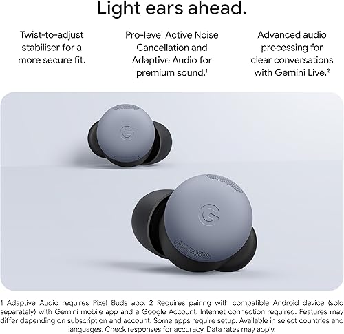 Google Pixel Buds Pro 2 - Wireless Earbuds with Active Noise Cancellation – Bluetooth Headphones - Porcelain - 2