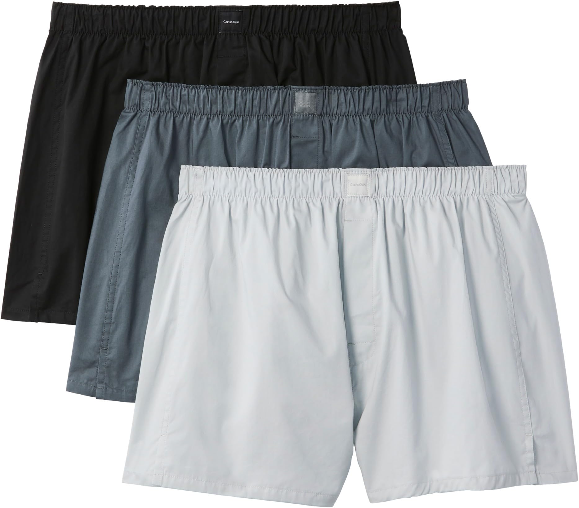 Calvin Klein Boxer Trad 3pk 000nb4006a Calzoncillos Tipo bóxer Hombre (Pack de 3)