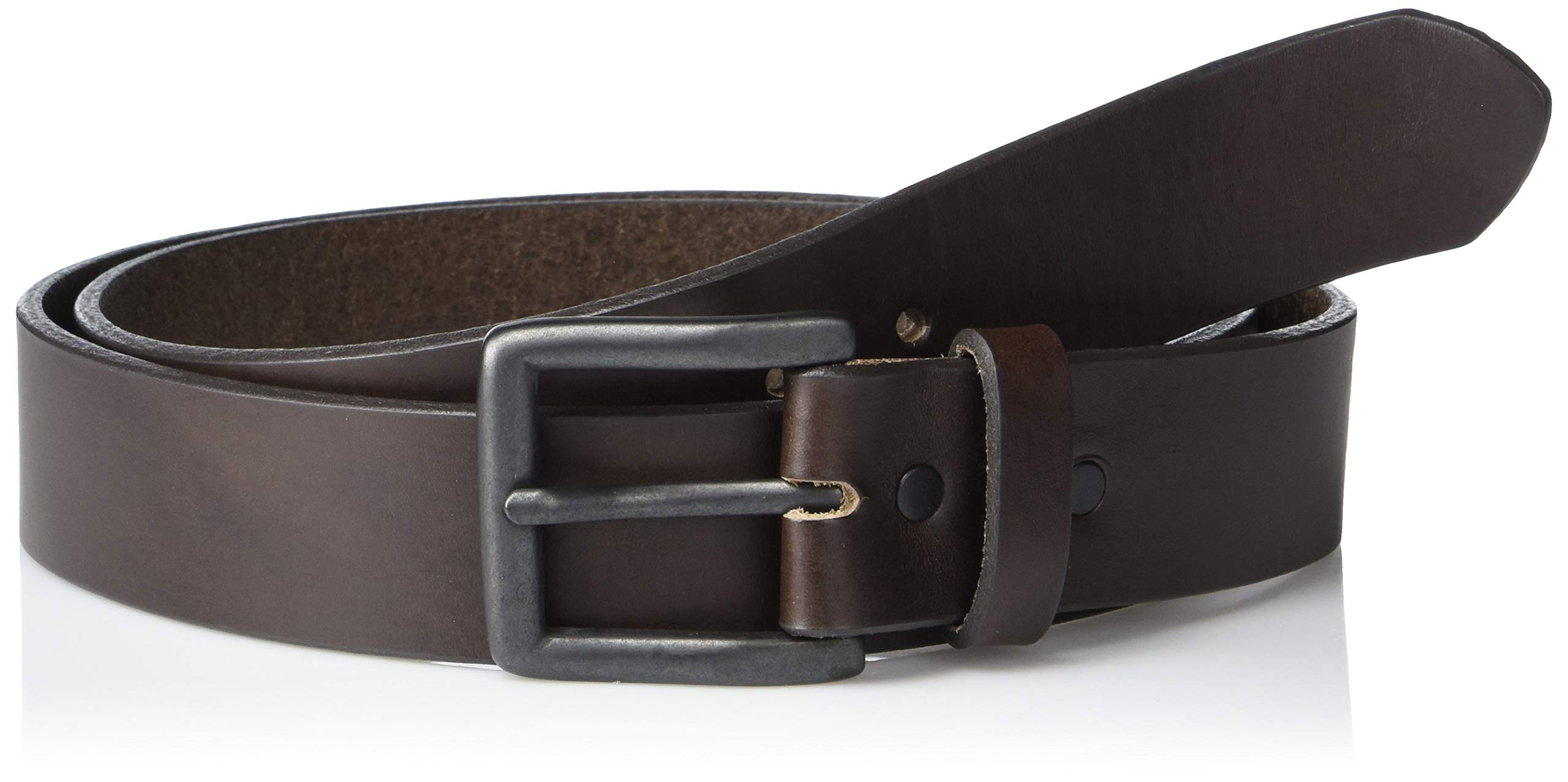 Danbury Men's Leather Belt Made in USA 38 mm, T-Moro Brown, 44