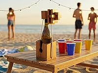 Vista 6 de BSIRI Piensa para el rompecabezas de botellas desafiante juego para el cerebro y soporte funcional Ideal para amantes de botellas y divertidos