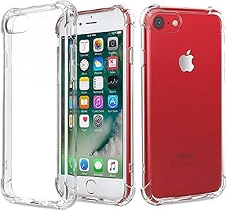 جراب خلفي غوريلا ايفون 8 ضد الصدمات سيليكون شفاف