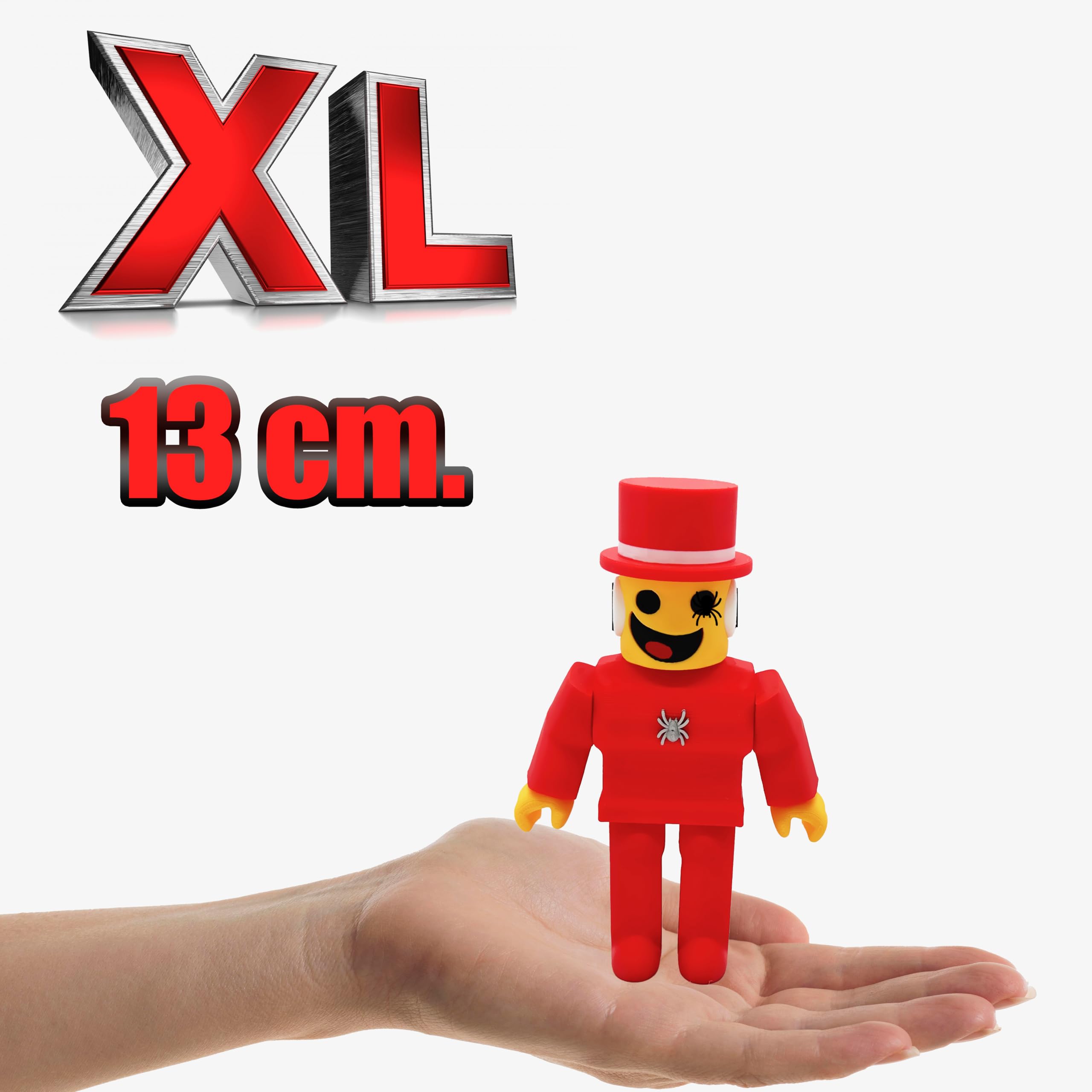 Admin Sammy - Brianrot Italian Meme Figure XL 13x9 cm - Official Collection Brainrot - Admin Samy - Jandel VS - Brain Rot Articulated Figure - Manager Samy - Sammyni Spiderini - Samini Espiridini - Image 2