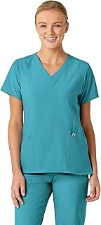 Wink W123 Women's Stylized V-Neck Scrub Top