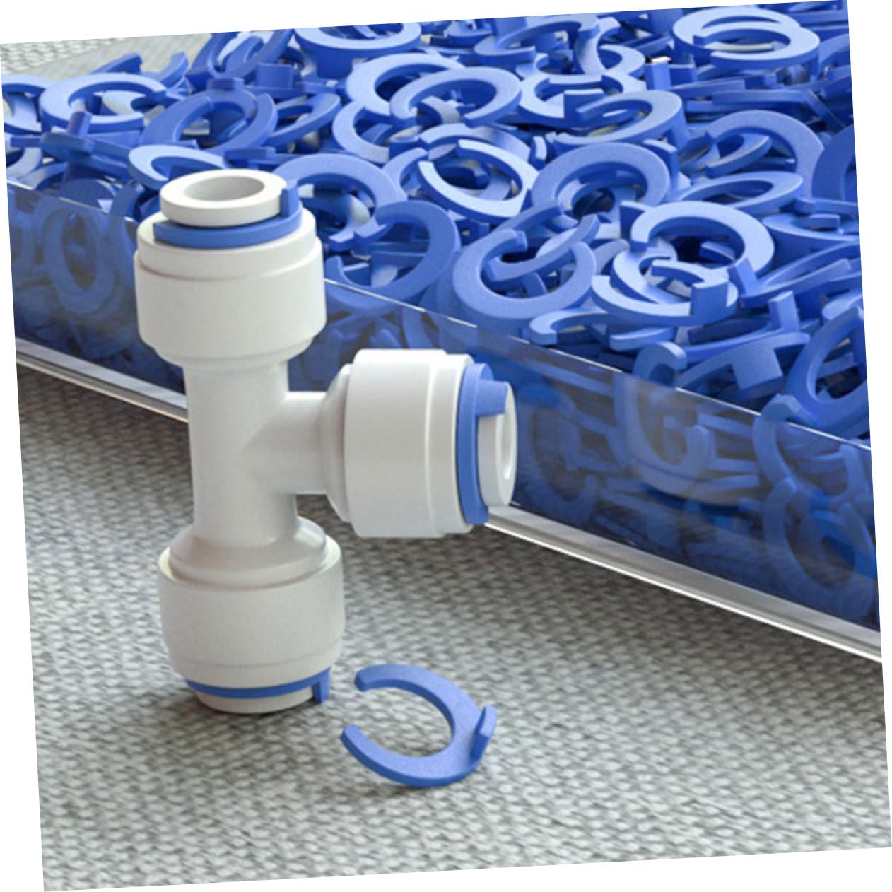 OSALADI Water Purifier Clamp Filter System Clips Easy Install Pipe Locking Clip