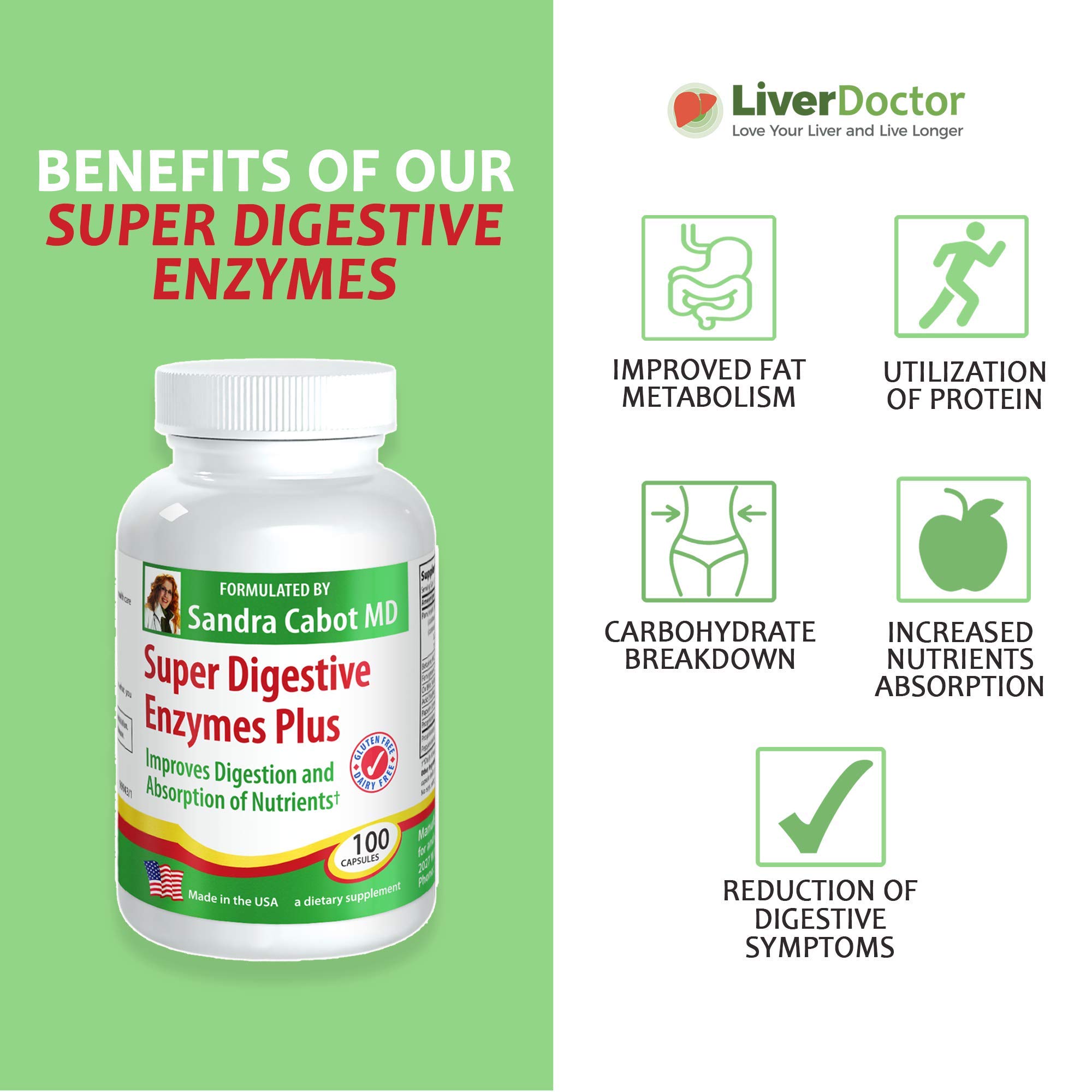 Super Digestive Enzymes Digestive Enzyme Supplement, Better Digestion