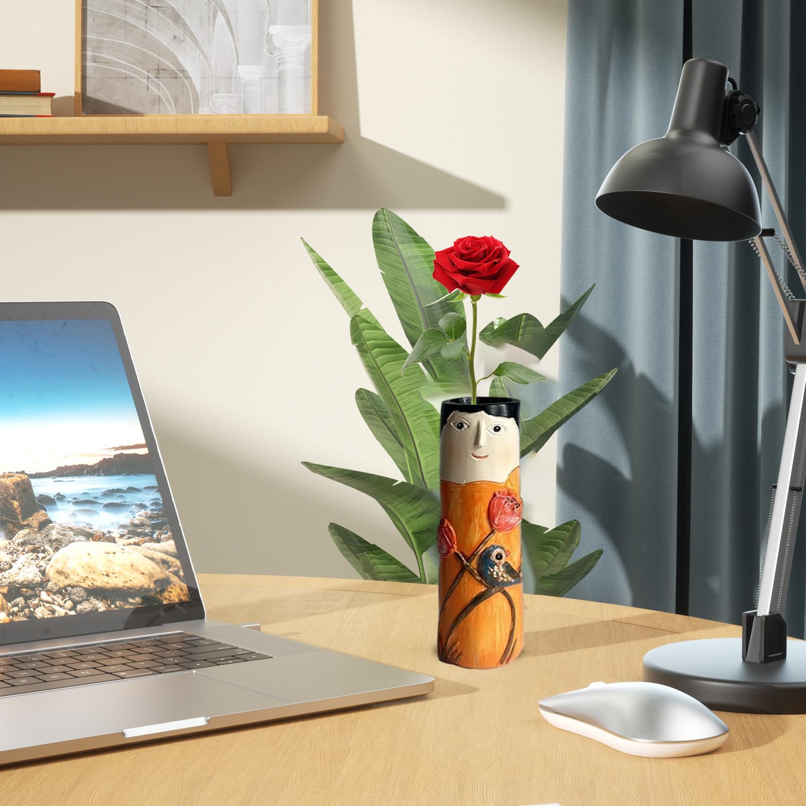 Contenitore per fiori moderno - Vasi per fiori decorativi, vaso per fiori nordico per decorazione | Decorazione moderna da scrivania, composizione floreale, fiori secchi, contenitore per fiori idropon