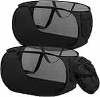 3 Pop Up Wäschekörbe - Faltbare Wäschekörbe Aus Netz Für Bad & Camping