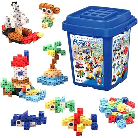 アーテック (Artec) ArTecブロック バケツ ビビット 220ピース 76536