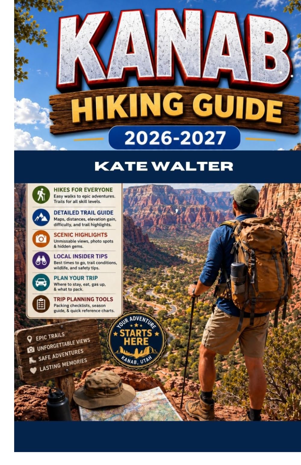 KANAB HIKING GUIDE 2026-2027: Adventure Guides to Permits, Slot Canyons, Hidden Arches, Scenic Trails, and Expert Itineraries Across Utah’s Red Rock Wilderness (The Ultimate Hiking Guide Series)