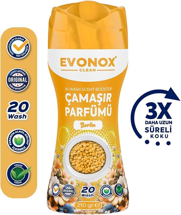 Evonox Clean Granül Çamaşır Parfümü & Çamaşır Yumuşatıcı (BERLİN)