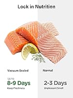 Vista 3 de Kootek Bolsas selladoras al vacío para alimentos, 8 rollos para almacenamiento de alimentos de ajuste personalizado, preparación de comidas o al