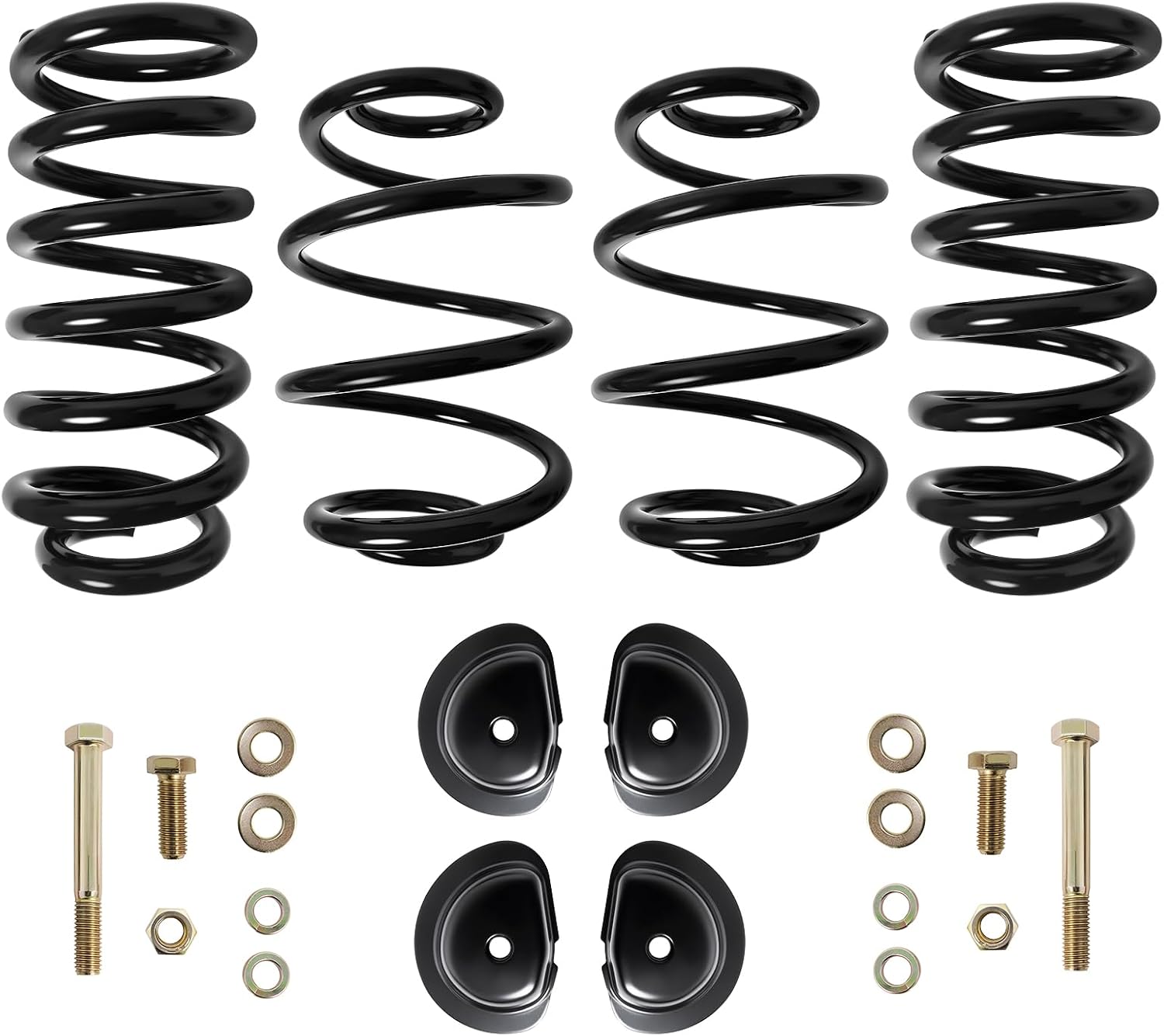 3 Inch Front / 4 Inch Rear Coil Spring Lowering Drop Kit Fit for 1960-1972 Chevy C10, Fit for GMC C15 Drop Spring Lowering Kit