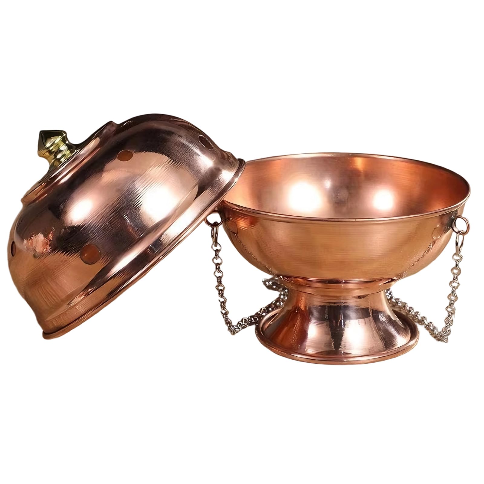 CAZSTYK Multifunctional Hanging Incenses Burners Tibetan Copper Resistant Stove for Meditations Altars Decors Incenses Burners for Meditations