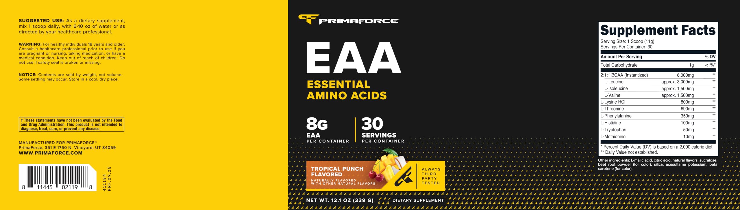 Primaforce EAA Powder (Watermelon) 30 Servings, Gluten Free — Amazon image 10