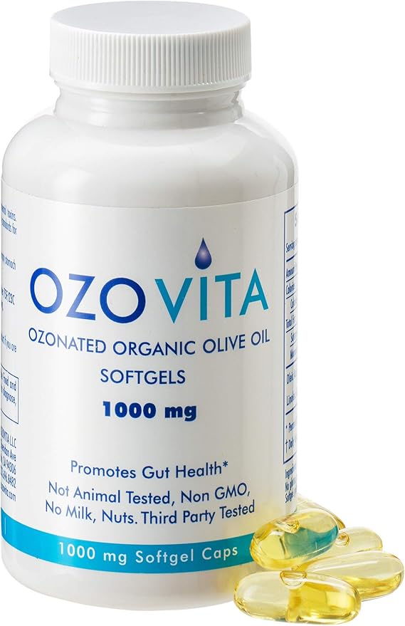 OZOVITA GÉLULES D´HUILE D´OLIVE ÉCOLOGIQUE OZONÉE 1000 mg À base d’huile d’olive certifiée