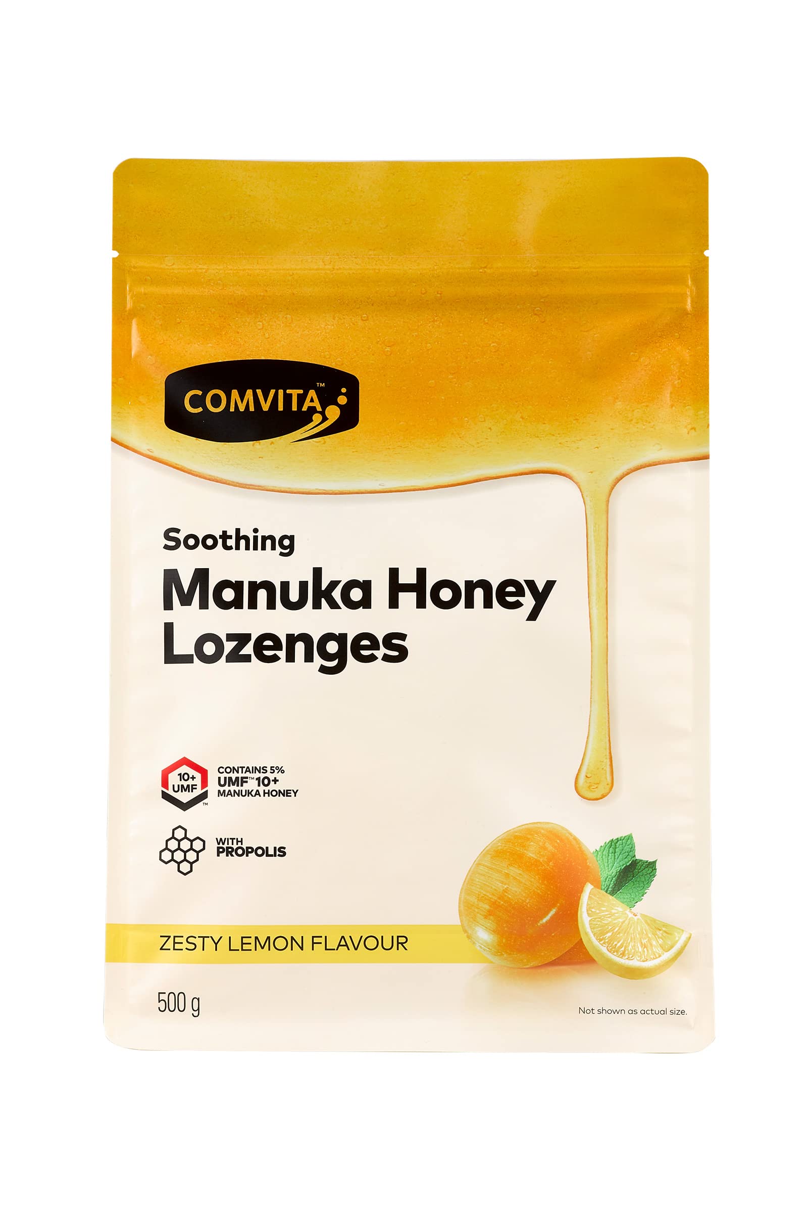 Amazon Com Comvita Manuka Honey Lozenges Lemon And Honey 500g Grocery Gourmet Food