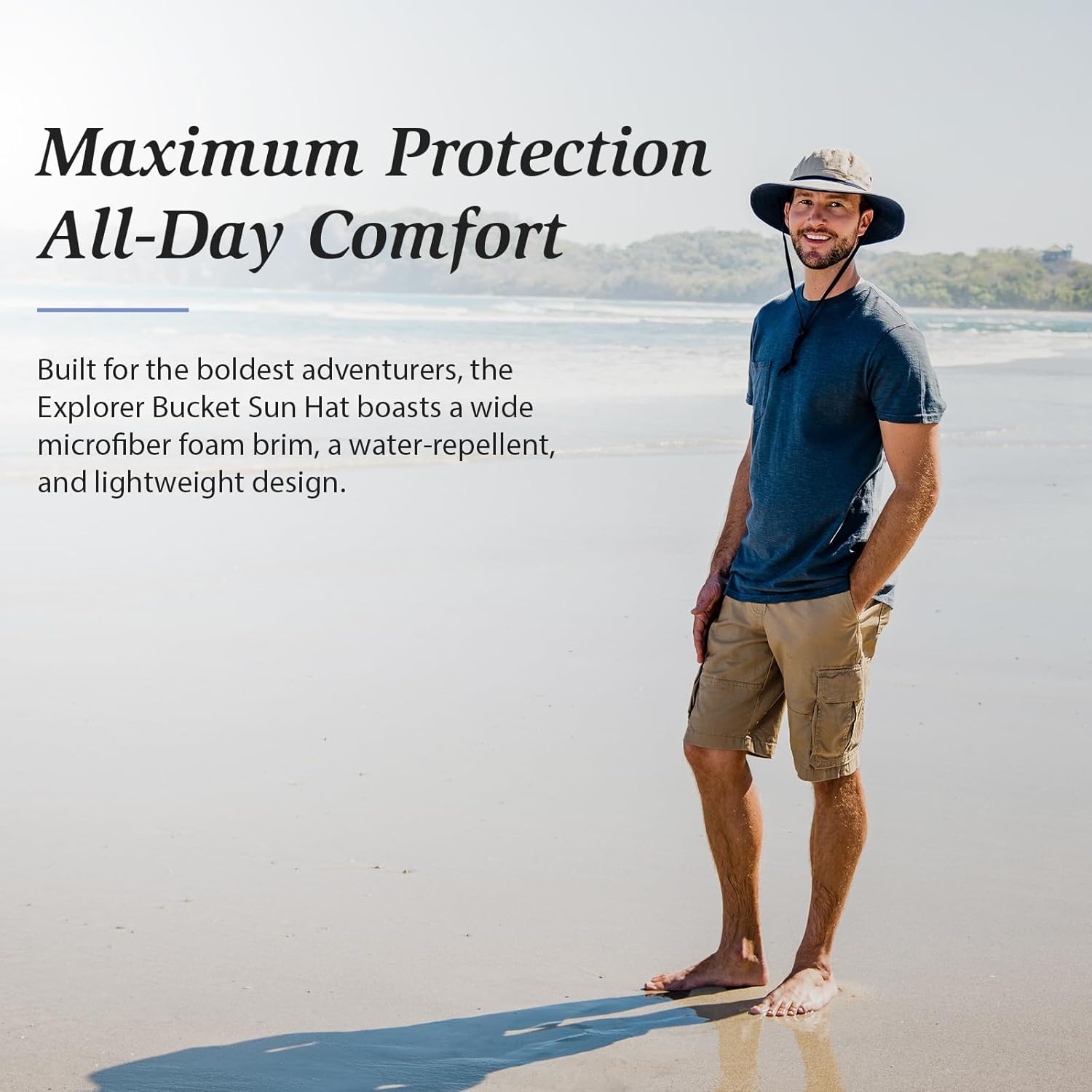 Wallaroo Hat Company Explorer Sun Hat – UV 50+ Sun Protection, Wide Brim, Packable, Adjustable, Travel Outdoor Adventure Hat - Image 3