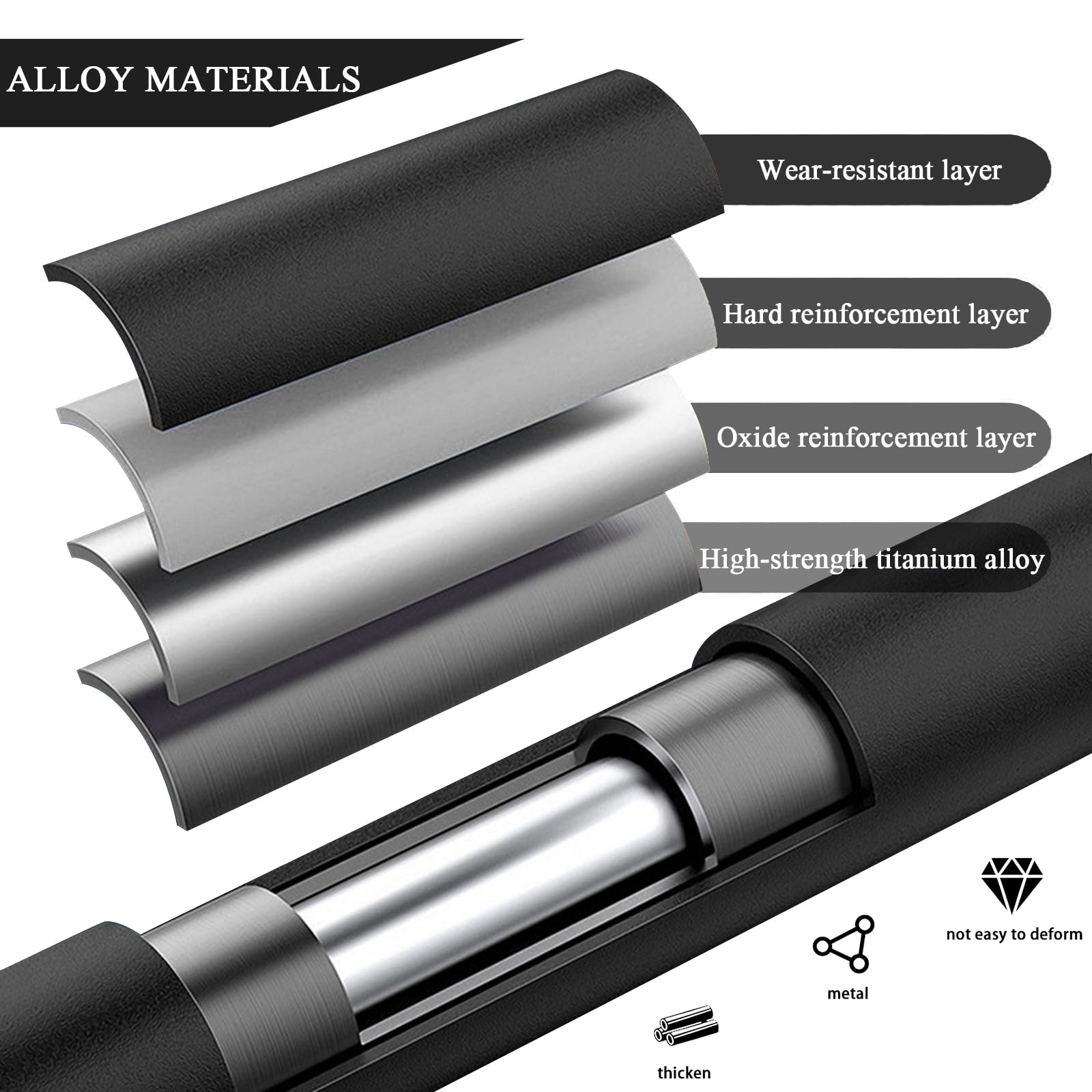 Trekking Poles for Hiking Collapsible Lightweight Foldable Retractable Walking Cane for Men Women Seniors Walking Stick with Adjustable Heights for Camping