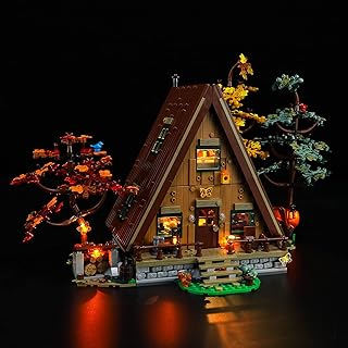YEABRICKS LED Light for Lego-21338 Ideas A-Frame Cabin Building Blocks Model (Lego Set NOT Included)