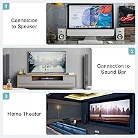 Vista 4 de Cable extensible RCA- 3 cables RCA Premium Gold Plated machos a 3 Rca hembra, cables de extensión para audio y vídeo, 3 RCA macho a hembra, cable